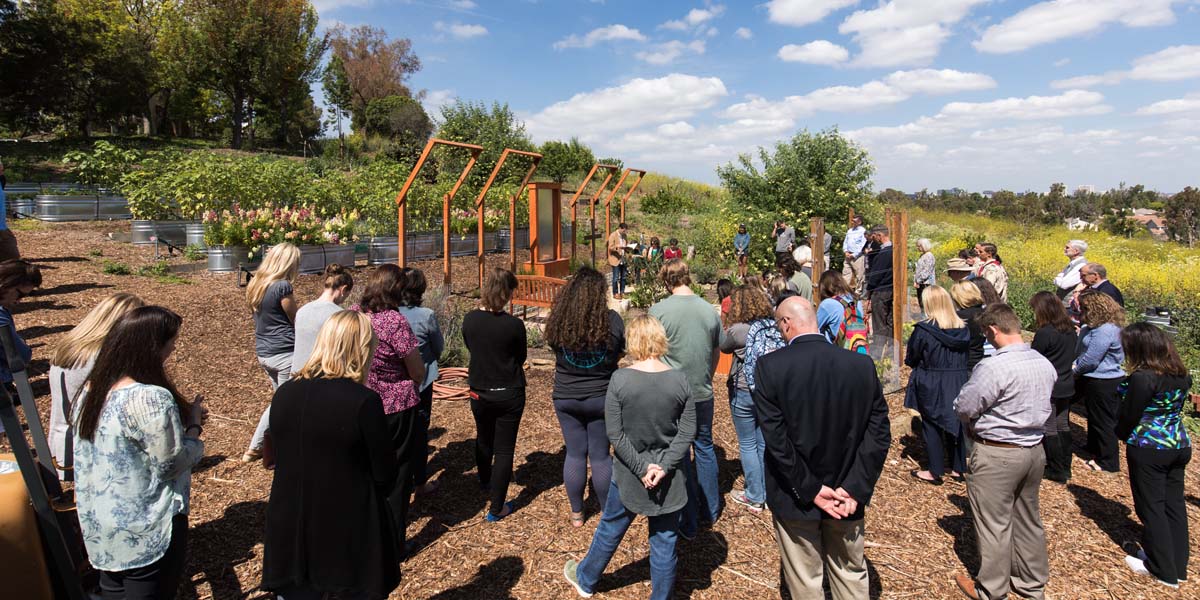 New Prayer Garden Dedicated in Irvine